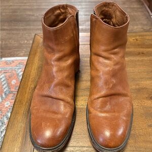Frye Men's Cognac Leather Boots